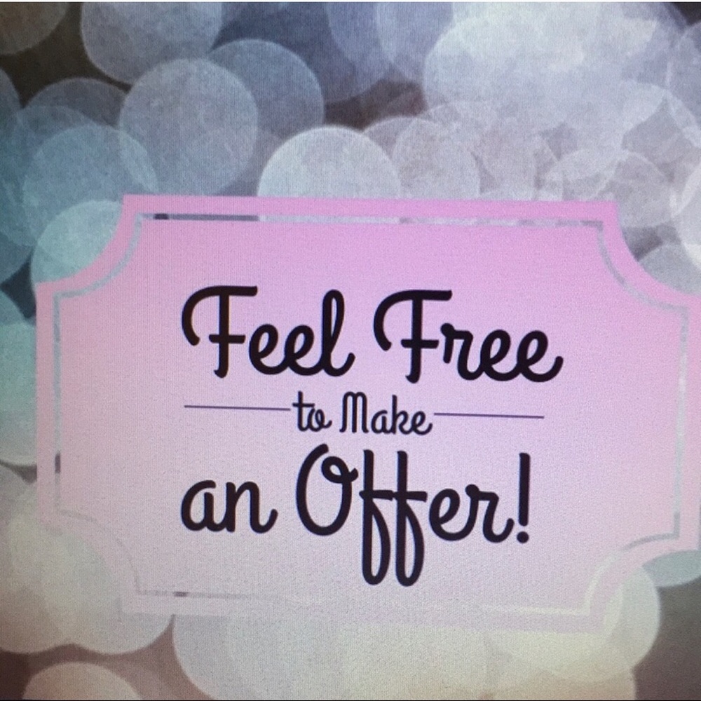 Feel free to make an offer!